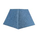 Navy Blue Linen Square Shade 10"